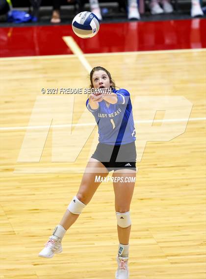 Thumbnail 1 in Fayetteville vs. Sulphur Bluff (UIL Volleyball 1A Semi-Finals) photogallery.