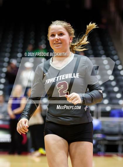 Thumbnail 2 in Fayetteville vs. Sulphur Bluff (UIL Volleyball 1A Semi-Finals) photogallery.