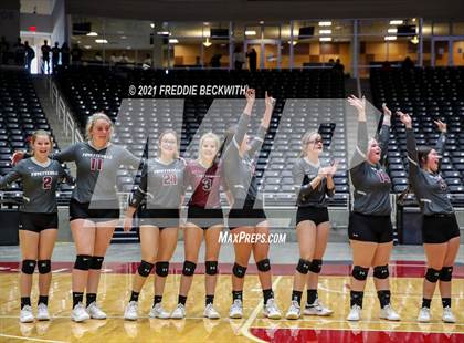 Thumbnail 3 in Fayetteville vs. Sulphur Bluff (UIL Volleyball 1A Semi-Finals) photogallery.