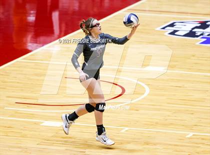 Thumbnail 1 in Fayetteville vs. Sulphur Bluff (UIL Volleyball 1A Semi-Finals) photogallery.