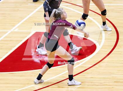 Thumbnail 2 in Fayetteville vs. Sulphur Bluff (UIL Volleyball 1A Semi-Finals) photogallery.