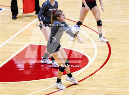 Thumbnail 2 in Fayetteville vs. Sulphur Bluff (UIL Volleyball 1A Semi-Finals) photogallery.