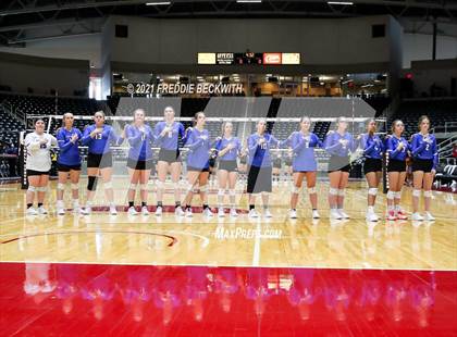 Thumbnail 1 in Fayetteville vs. Sulphur Bluff (UIL Volleyball 1A Semi-Finals) photogallery.