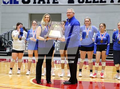 Thumbnail 2 in Fayetteville vs. Sulphur Bluff (UIL Volleyball 1A Semi-Finals) photogallery.