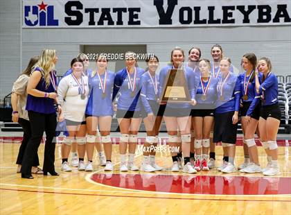 Thumbnail 1 in Fayetteville vs. Sulphur Bluff (UIL Volleyball 1A Semi-Finals) photogallery.
