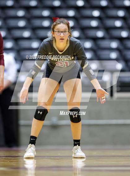 Thumbnail 2 in Fayetteville vs. Sulphur Bluff (UIL Volleyball 1A Semi-Finals) photogallery.