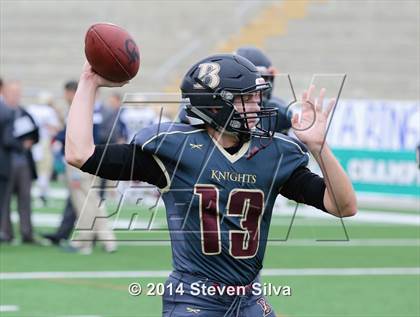Thumbnail 1 in Bishop's vs. Mater Dei Catholic (CIF SDS D4 Final) photogallery.