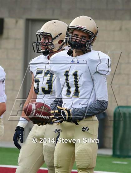 Thumbnail 3 in Bishop's vs. Mater Dei Catholic (CIF SDS D4 Final) photogallery.