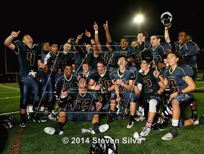 Thumbnail 1 in Bishop's vs. Mater Dei Catholic (CIF SDS D4 Final) photogallery.