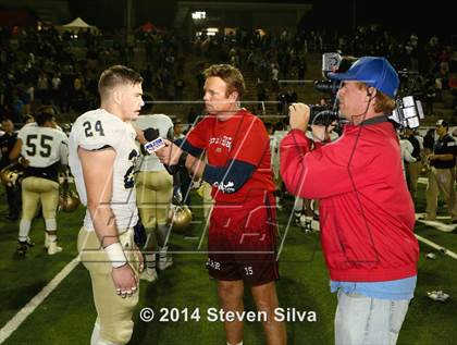Thumbnail 1 in Bishop's vs. Mater Dei Catholic (CIF SDS D4 Final) photogallery.