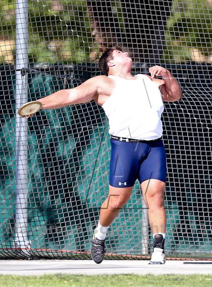 Thumbnail 1 in CIF State Track & Field Championships (Boys Discus) photogallery.