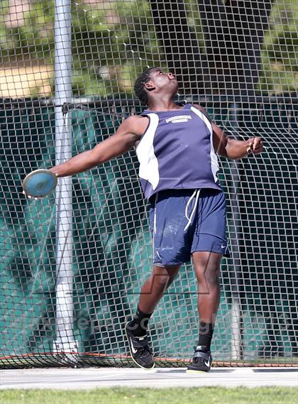 Thumbnail 2 in CIF State Track & Field Championships (Boys Discus) photogallery.