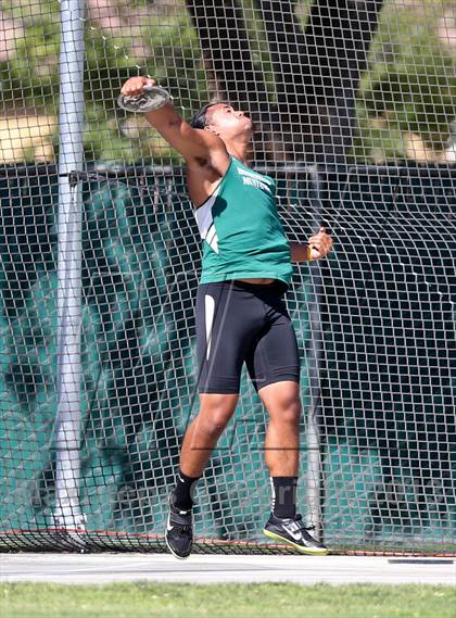 Thumbnail 1 in CIF State Track & Field Championships (Boys Discus) photogallery.
