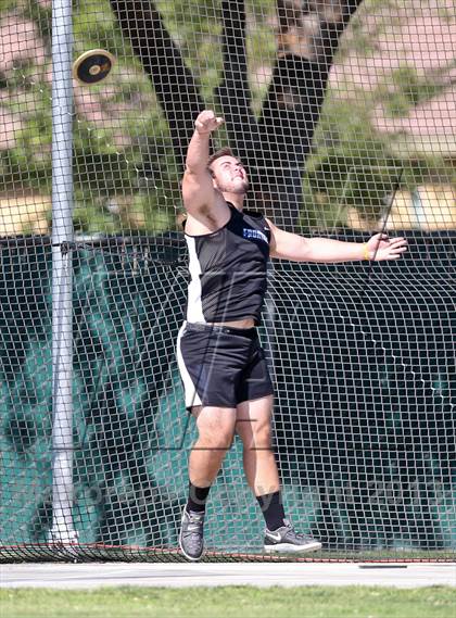 Thumbnail 2 in CIF State Track & Field Championships (Boys Discus) photogallery.