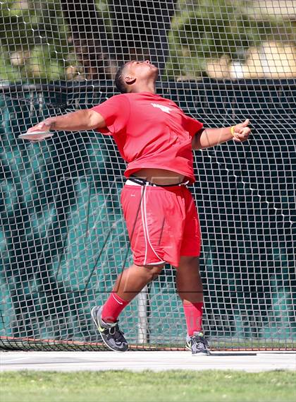 Thumbnail 3 in CIF State Track & Field Championships (Boys Discus) photogallery.