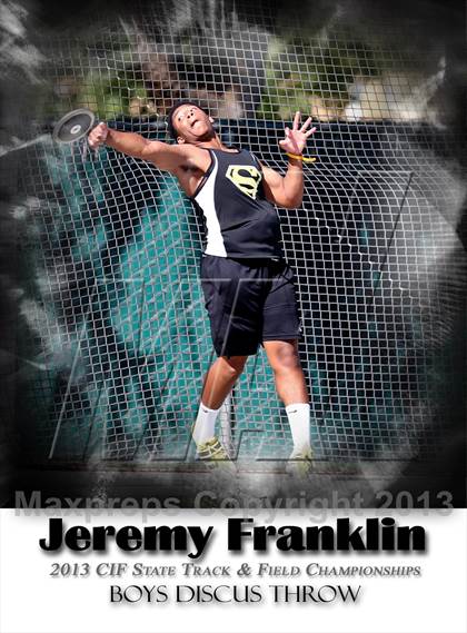Thumbnail 3 in CIF State Track & Field Championships (Boys Discus) photogallery.