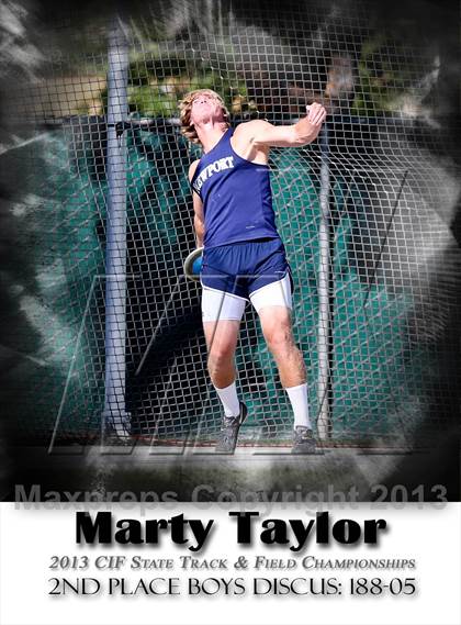 Thumbnail 3 in CIF State Track & Field Championships (Boys Discus) photogallery.