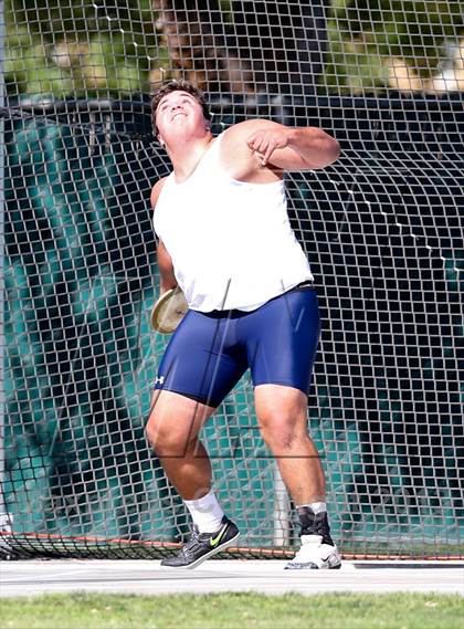 Thumbnail 3 in CIF State Track & Field Championships (Boys Discus) photogallery.
