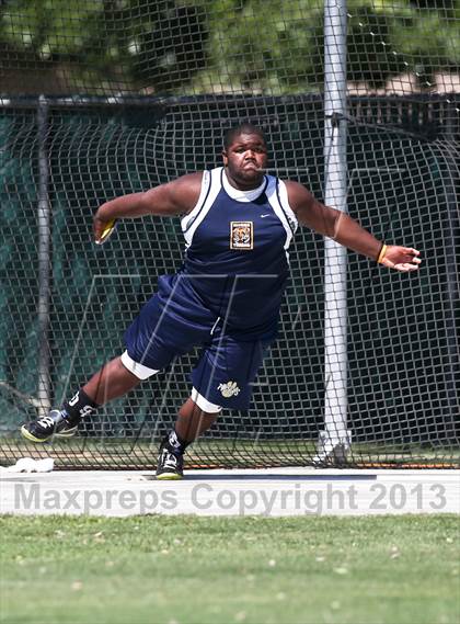 Thumbnail 1 in CIF State Track & Field Championships (Boys Discus) photogallery.