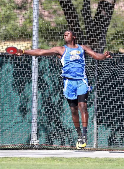 Thumbnail 1 in CIF State Track & Field Championships (Boys Discus) photogallery.