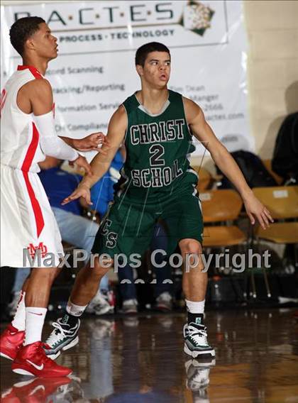 Thumbnail 1 in Christ School vs. Mater Dei (City of Palms Classic) photogallery.