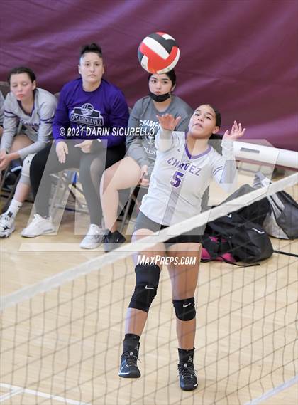 Thumbnail 2 in Cesar Chavez vs. Flagstaff (EPIC Tournament Chandler Prep Invite)  photogallery.