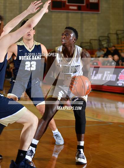 Thumbnail 1 in St. John Bosco vs. Notre Dame (SO) (Nike Extravaganza) photogallery.