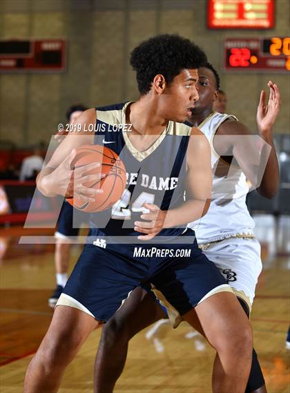 Thumbnail 2 in St. John Bosco vs. Notre Dame (SO) (Nike Extravaganza) photogallery.