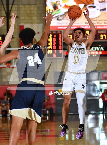 Thumbnail 1 in St. John Bosco vs. Notre Dame (SO) (Nike Extravaganza) photogallery.