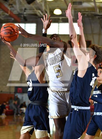 Thumbnail 1 in St. John Bosco vs. Notre Dame (SO) (Nike Extravaganza) photogallery.