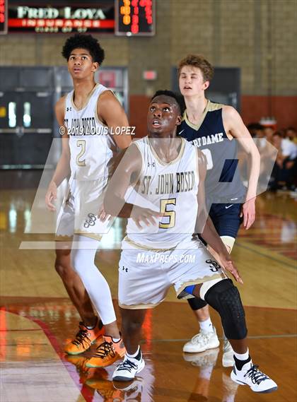 Thumbnail 3 in St. John Bosco vs. Notre Dame (SO) (Nike Extravaganza) photogallery.