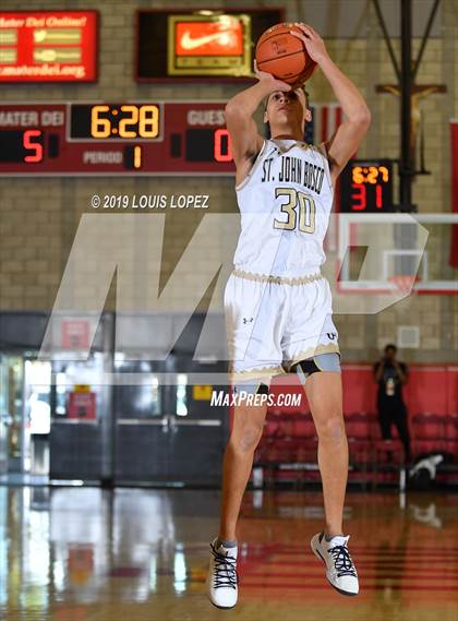 Thumbnail 1 in St. John Bosco vs. Notre Dame (SO) (Nike Extravaganza) photogallery.