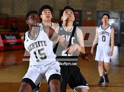 Thumbnail 1 in Saddleback Valley Christian vs. Servite (Nike Extravaganza) photogallery.