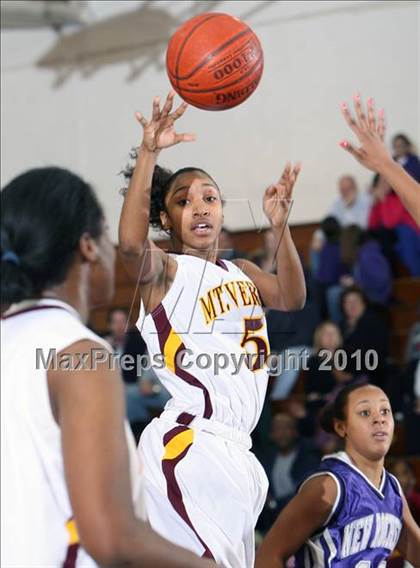Thumbnail 2 in New Rochelle vs Mt. Vernon (Section 1 AA Quarterfinals) photogallery.