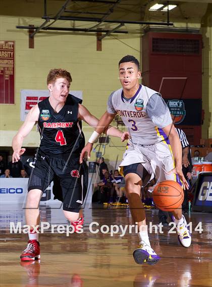 Thumbnail 1 in Montverde Academy vs. Sagemont (Dick's Sporting Goods National Tournament) photogallery.