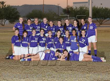 Thumbnail 2 in Notre Dame Prep vs. Copper Canyon (Deer Valley Tournament) photogallery.