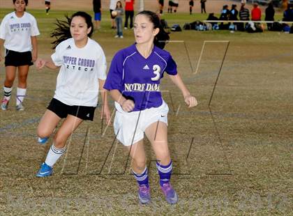 Thumbnail 1 in Notre Dame Prep vs. Copper Canyon (Deer Valley Tournament) photogallery.