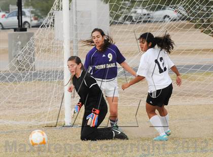 Thumbnail 1 in Notre Dame Prep vs. Copper Canyon (Deer Valley Tournament) photogallery.
