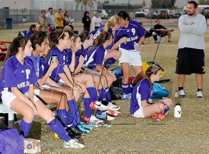 Thumbnail 1 in Notre Dame Prep vs. Copper Canyon (Deer Valley Tournament) photogallery.