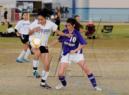 Thumbnail 2 in Notre Dame Prep vs. Copper Canyon (Deer Valley Tournament) photogallery.