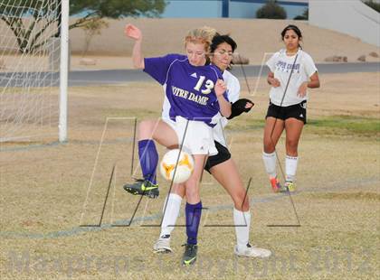 Thumbnail 2 in Notre Dame Prep vs. Copper Canyon (Deer Valley Tournament) photogallery.