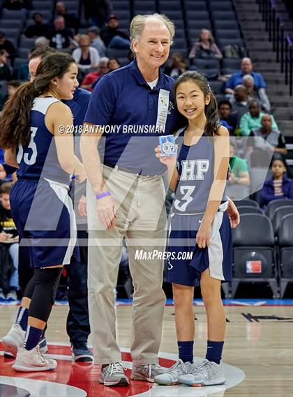 Thumbnail 2 in Rolling Hills Prep vs. Woodside Priory (CIF State D4 Final) photogallery.