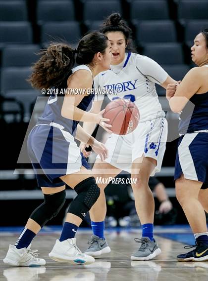 Thumbnail 3 in Rolling Hills Prep vs. Woodside Priory (CIF State D4 Final) photogallery.