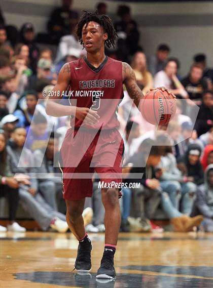 Thumbnail 1 in Trinity Christian vs. Garner Magnet (Millbrook Showcase) photogallery.