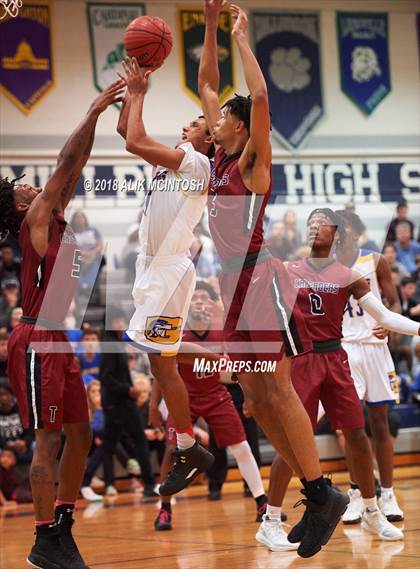 Thumbnail 2 in Trinity Christian vs. Garner Magnet (Millbrook Showcase) photogallery.