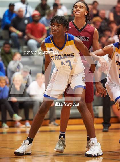Thumbnail 2 in Trinity Christian vs. Garner Magnet (Millbrook Showcase) photogallery.