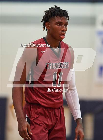Thumbnail 2 in Trinity Christian vs. Garner Magnet (Millbrook Showcase) photogallery.