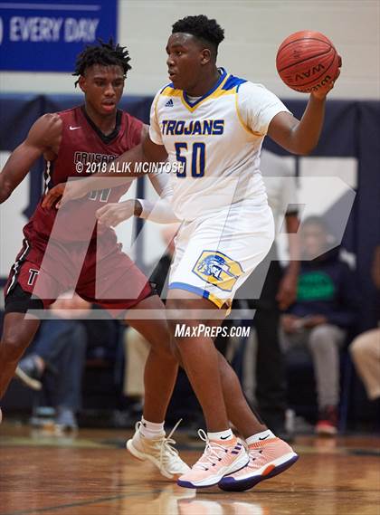 Thumbnail 2 in Trinity Christian vs. Garner Magnet (Millbrook Showcase) photogallery.