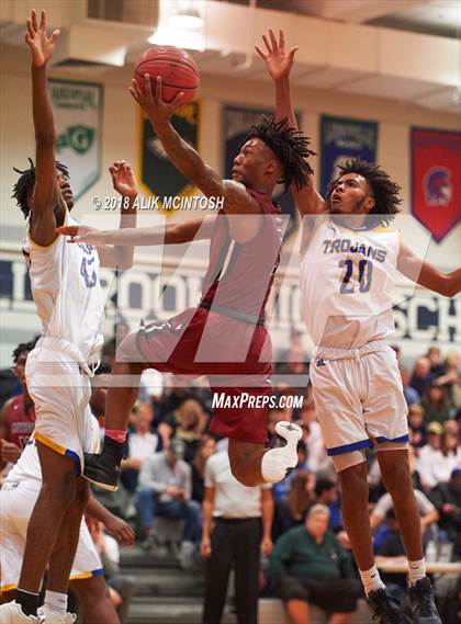 Thumbnail 2 in Trinity Christian vs. Garner Magnet (Millbrook Showcase) photogallery.