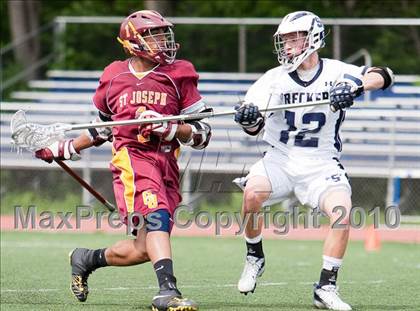 Thumbnail 2 in St. Joseph @ Staples (FCIAC Quarterfinal) photogallery.